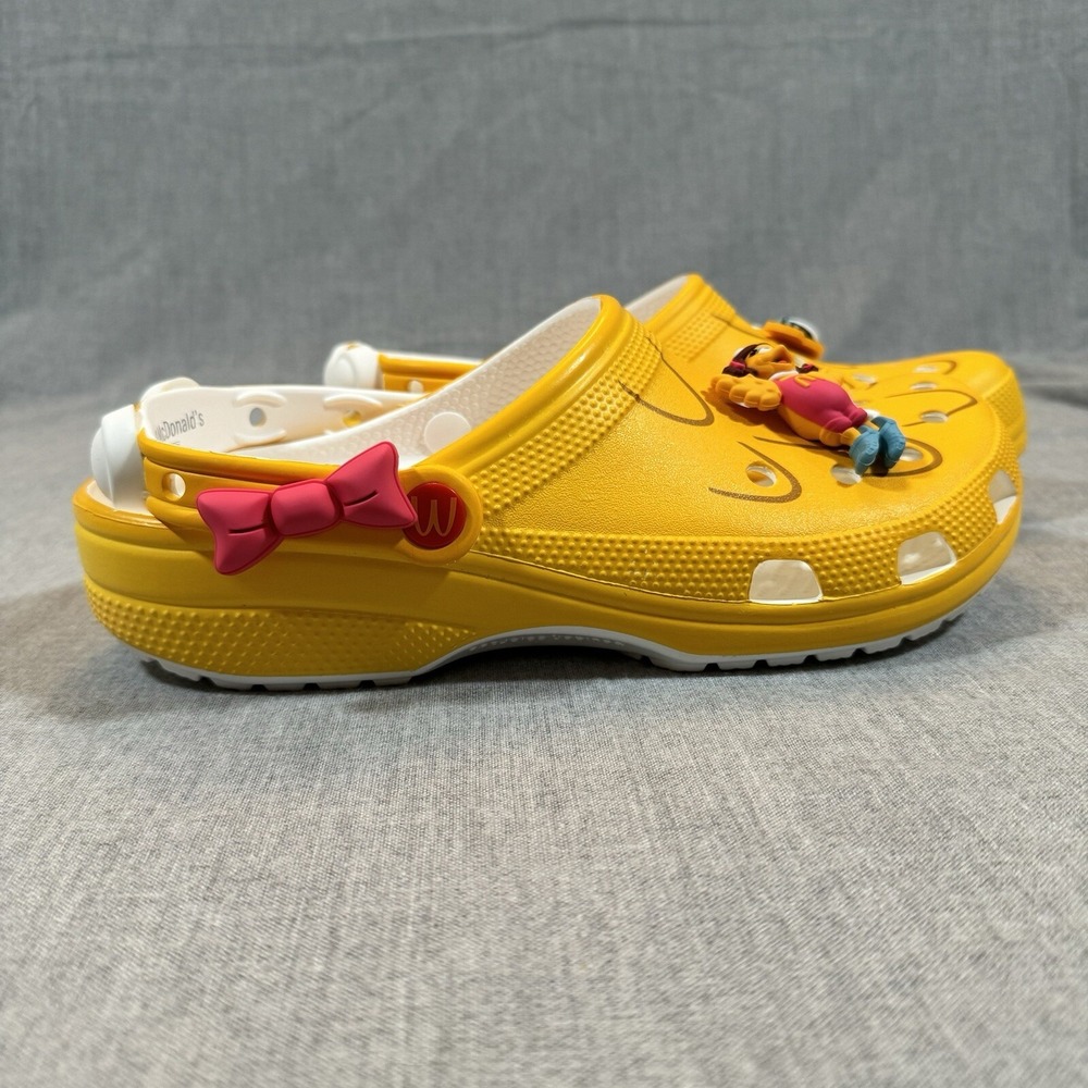 Crocs Mcdonald's‎ X Classic Clog Birdie Men's Size 9 Women 11 Sandals Beach Pool